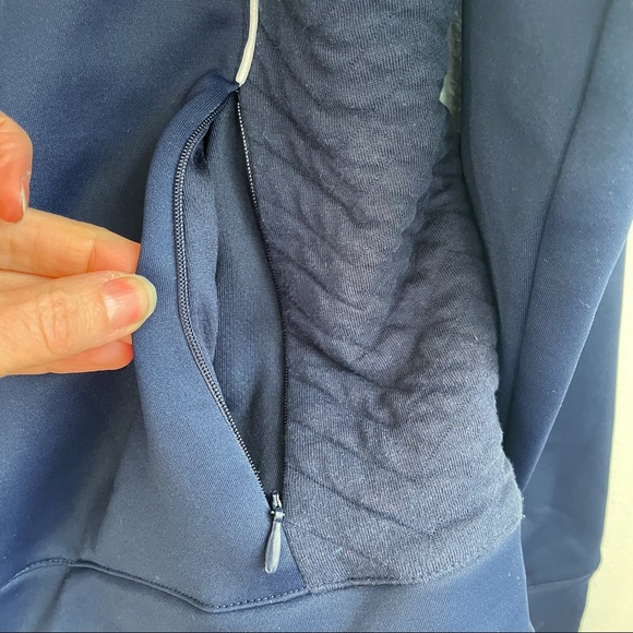 RARE Wimbledon Tennis Hooded Training Jacket Sweatshirt Midnight Size M - Picture 10 of 15